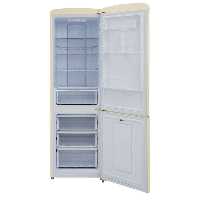 CDA Florence Barley Retro 60cm Freestanding Frost Free 60/40 Fridge Freezer