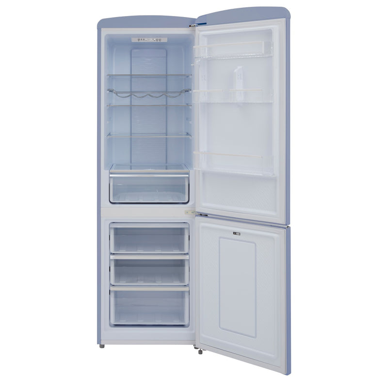 CDA Florence Seaholly Retro 60cm Freestanding Frost Free 60/40 Fridge Freezer