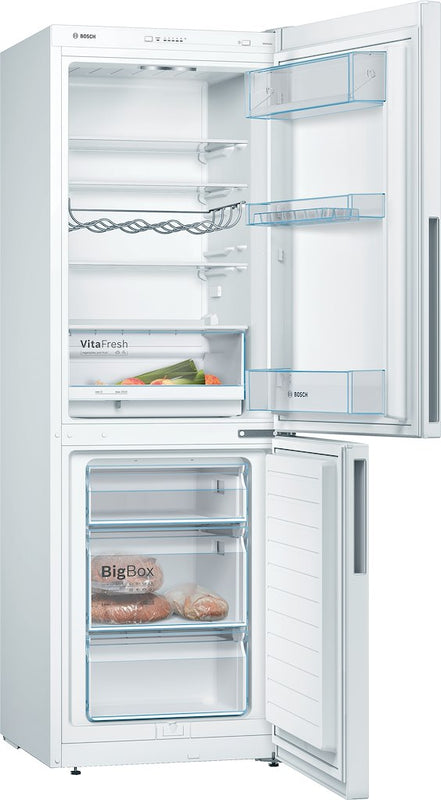 Bosch Series 4 KGV336WEAG, Free-standing fridge-freezer with freezer at bottom