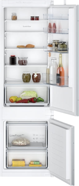 Neff KI5871SE0G, built-in fridge-freezer with freezer at bottom