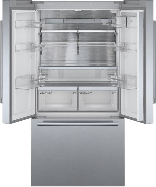 Bosch Series 8 KFF96PIEP, French door bottom freezer, multi door