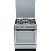 Hotpoint Ultima DHG65SG1CX 4 Burner Gas Cooker - Stainless Steel (Discontinued) Thumbnail
