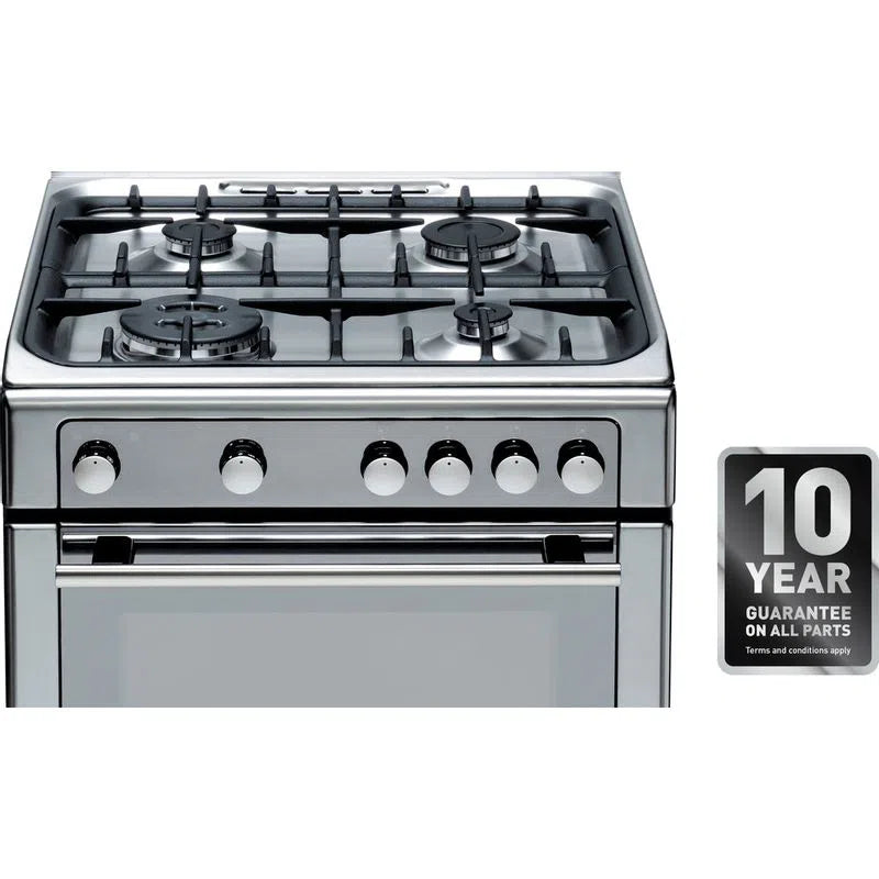 Hotpoint Ultima DHG65SG1CX 4 Burner Gas Cooker - Stainless Steel (Discontinued)