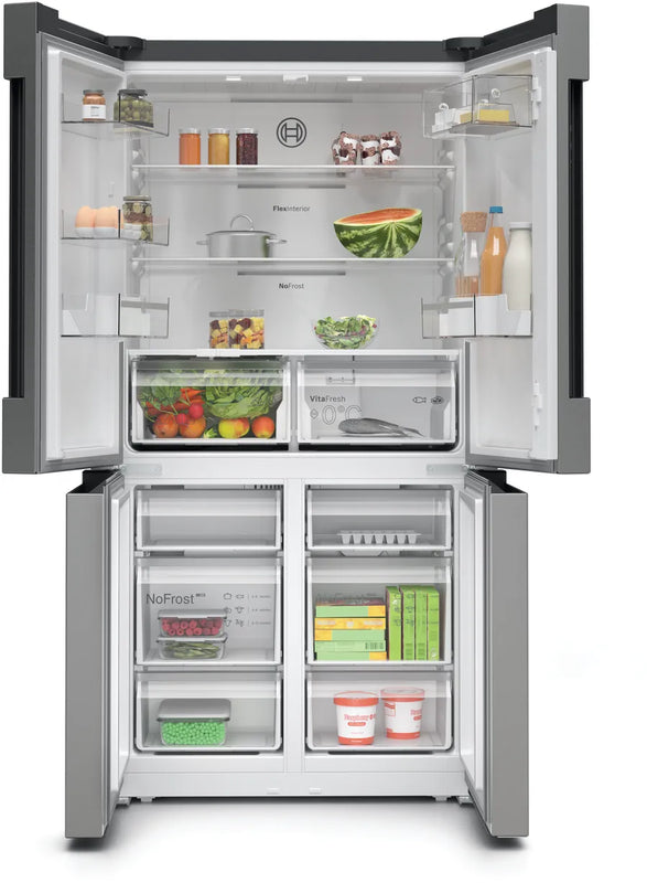 Bosch Series 4 KFN96VPEAG, French door bottom freezer, multi door