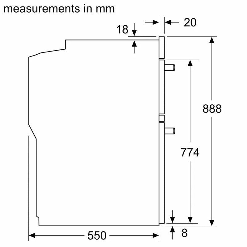 Bosch Series 4 MBS533BB0B, Built-in double oven (Discontinued)
