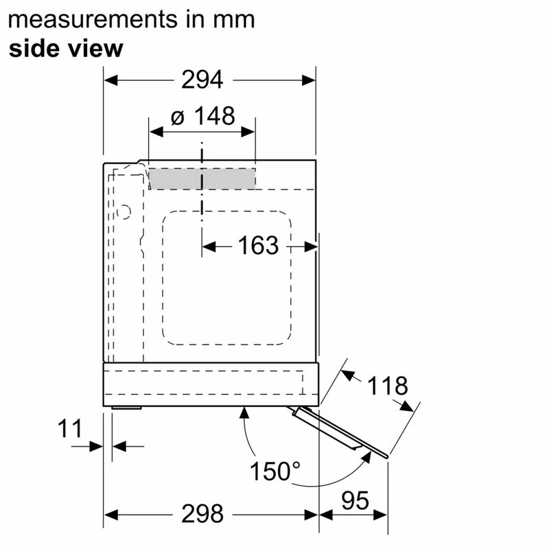Bosch Series 6 DBB67AM60B, Integrated Design Hood