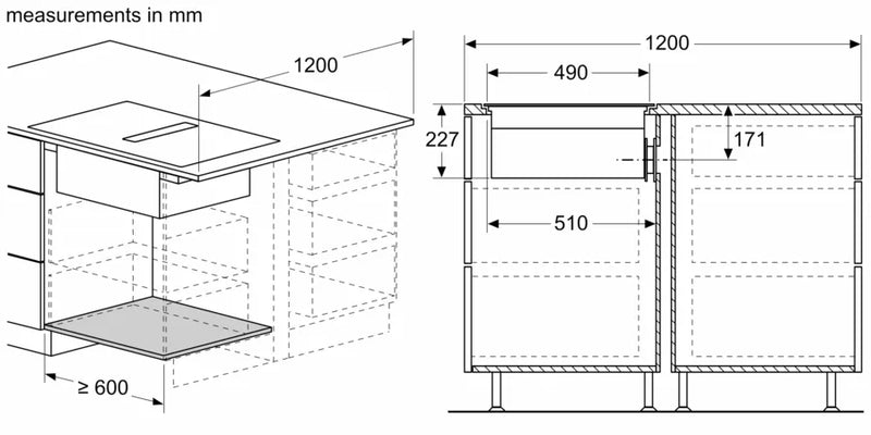 Siemens iQ 700 EX800NX68E, Vented Induction Hob