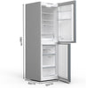Bosch Series 2 KGN34NLEAG, Free-standing fridge-freezer with freezer at bottom Thumbnail