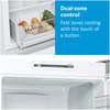 Bosch Series 2 KGN34NLEAG, Free-standing fridge-freezer with freezer at bottom Thumbnail