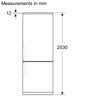 Siemens KG39NVIBG, Free-standing fridge-freezer with freezer at bottom Thumbnail