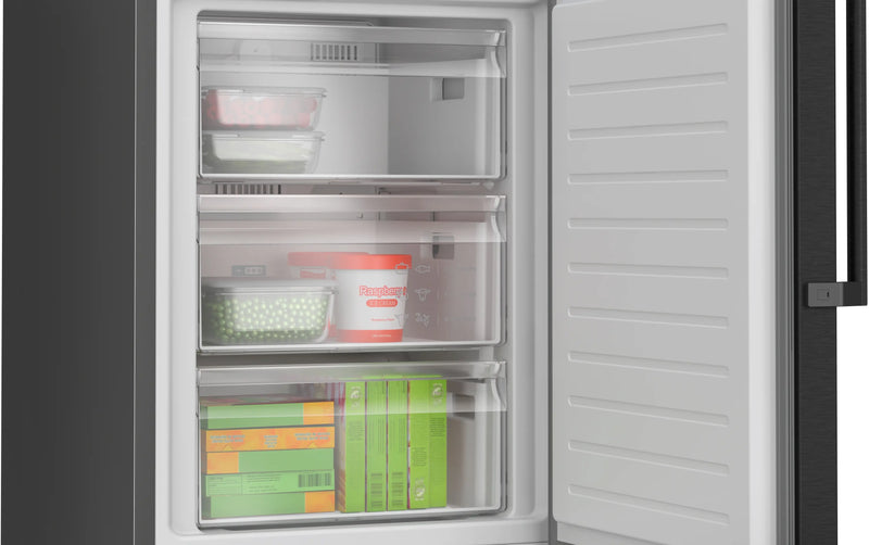 Bosch KGN39VXAT, free-standing fridge-freezer with freezer at bottom