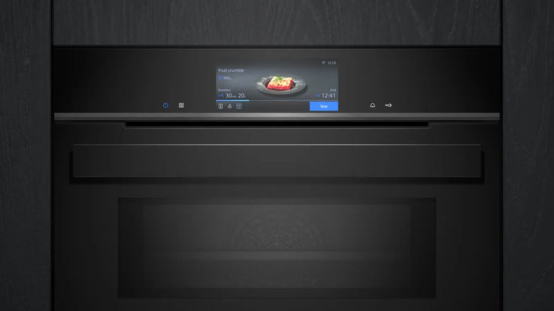 Siemens iQ 700 CM978GNB1B, Built-In Compact Oven with Microwave Function
