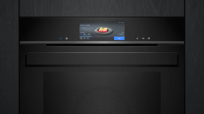 Siemens iQ 700 HS958KDB1, Built-In Oven with Steam Function