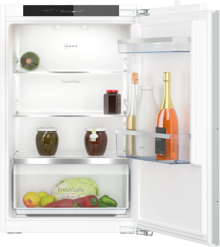 NEFF N50 KI1212FE0 Fully Integrated Larder Fridge with Fixed Hinge - E Rated