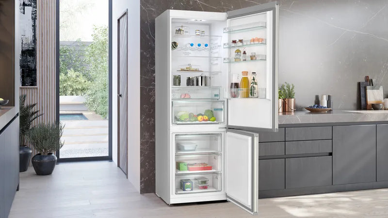 Siemens iQ 300 KG49NXIDF, Free-standing fridge-freezer with freezer at bottom
