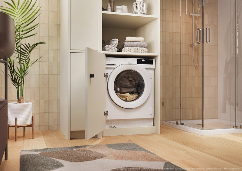 Candy BC4S496M6D8-80 9/6kg Integrated Washer Dryer with A-20%/D Energy Rating - White