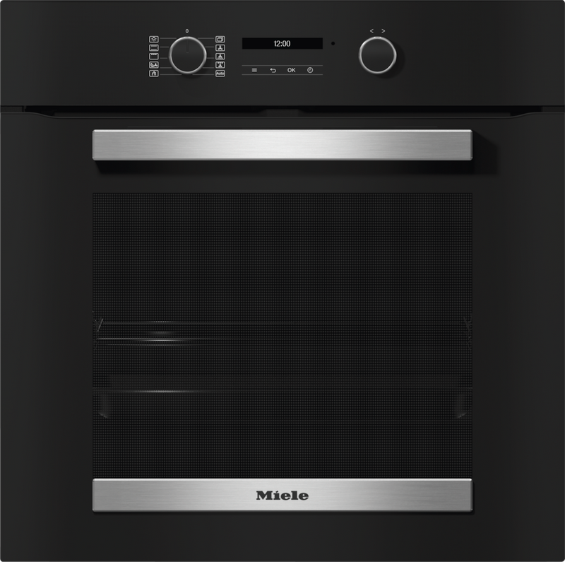 Miele H 2465 BP, Built-In Single Oven - Clean Steel