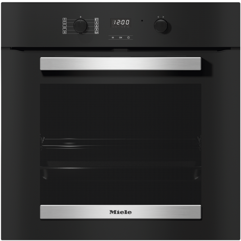 Miele H 2455 BP, Built-In Single Oven - Clean Steel
