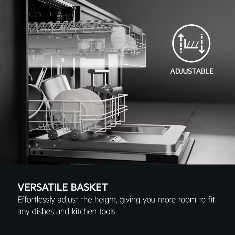 AEG GF6200C1SNM 60cm Full Size Freestanding Dishwasher - Stainless Steel
