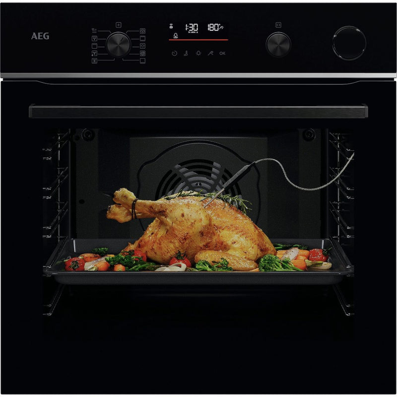 AEG TR6PB521SB 6000 Series, Built-In Electric Single Oven with Pyrolytic Cleaning