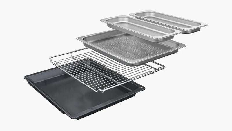 Bosch Series 8 CSG7584B1, Built-in compact oven with steam function