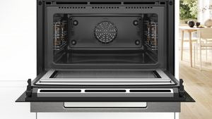 Bosch Series 8 CMG7761B1B, Built-in compact oven with microwave function