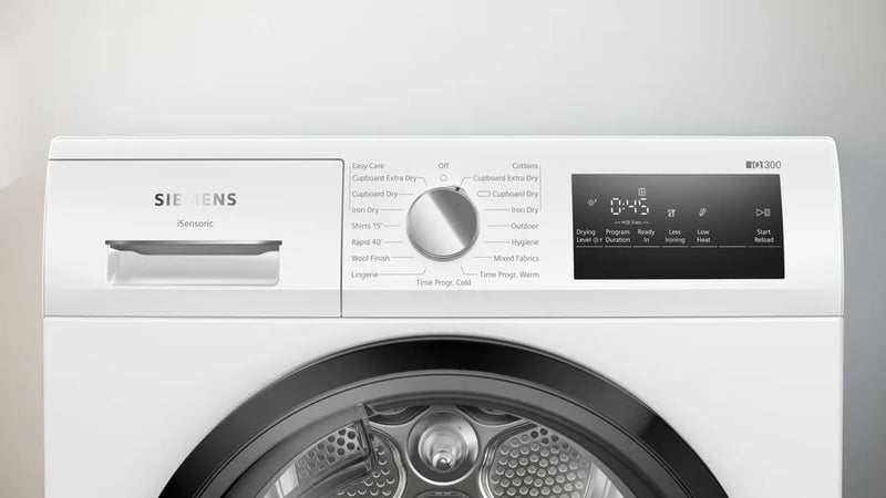 Siemens iQ 300 WT45N203GB, condenser tumble dryer (Discontinued)