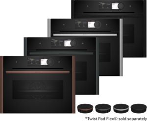 Neff C29FY5CX0, Built-in compact oven with steam function
