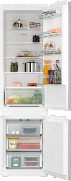 Siemens KI96NNSE0, built-in fridge-freezer with freezer at bottom
