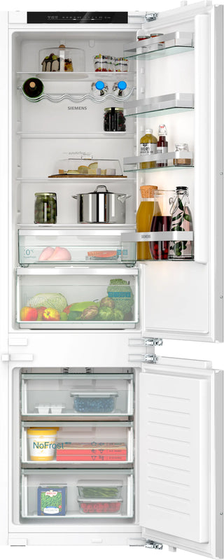 Siemens Iq300 KI96NVFD0G Fully Integrated 70/30 Fridge Freezer Frost Free with Fixed Hinge - D Rated