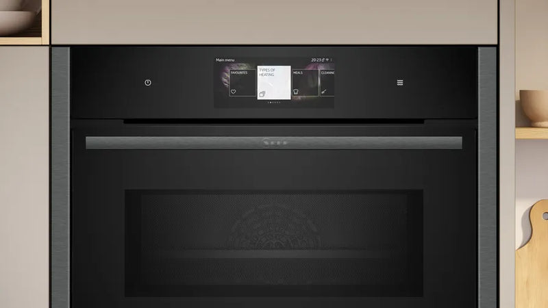 Neff N 90 C24MT73G0B, Built-in compact oven with microwave function
