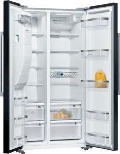 Bosch KAD93ABEP, Freestanding American side by side fridge freezer