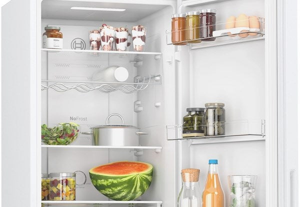 Bosch Series 2 KGN27NWEAG, Free-standing fridge-freezer with freezer at bottom
