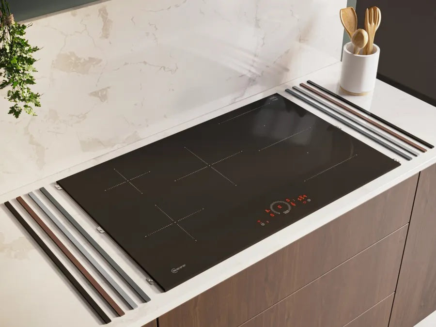 Flex Design: personalise your hob with four different frame colours.