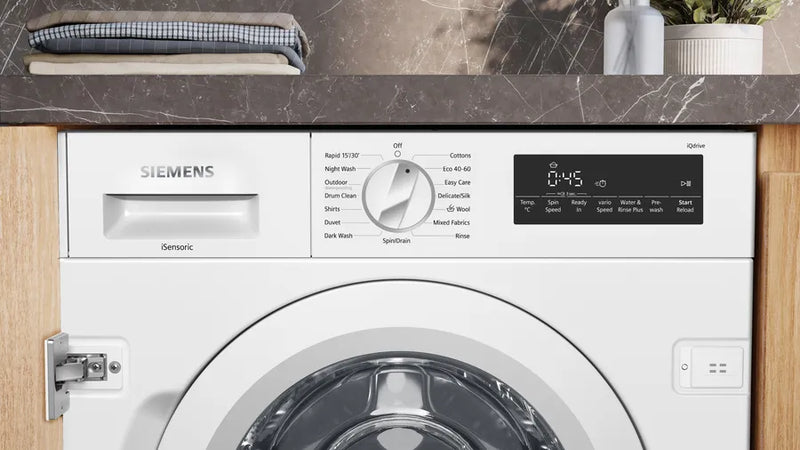 Siemens iQ 700 WI14W502GB, Built-in washing machine - 8kg - 1400rpm