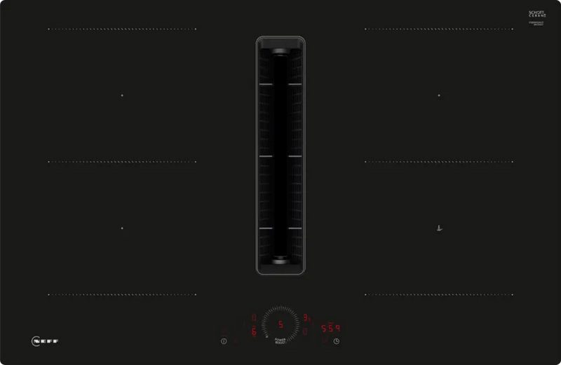 Neff N 70 V58NHQ4L0, Induction hob with integrated ventilation system