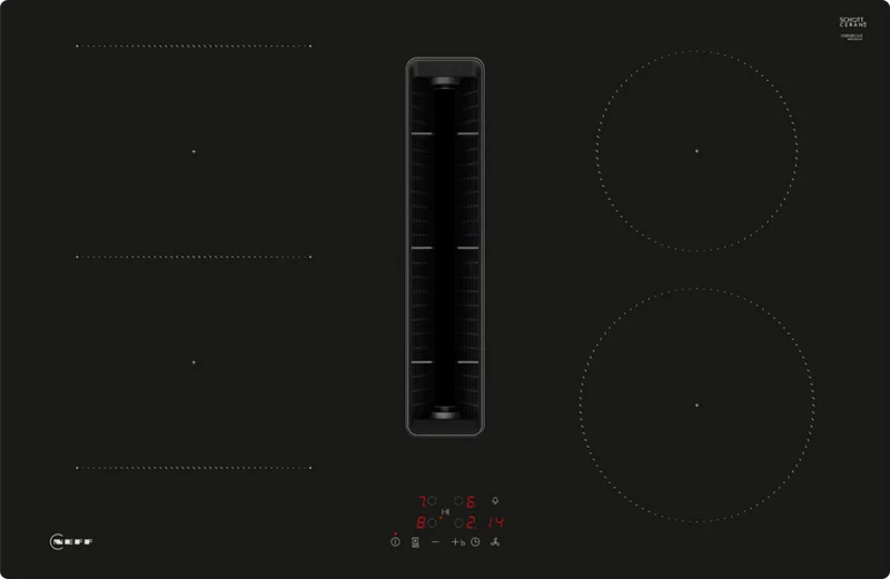 Neff N 50 V58NBS1L0, Induction hob with integrated ventilation system