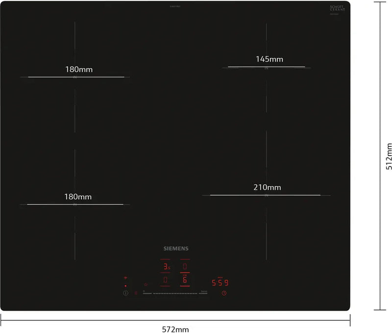 Siemens iQ 100 EH601HEB1E, Induction hob