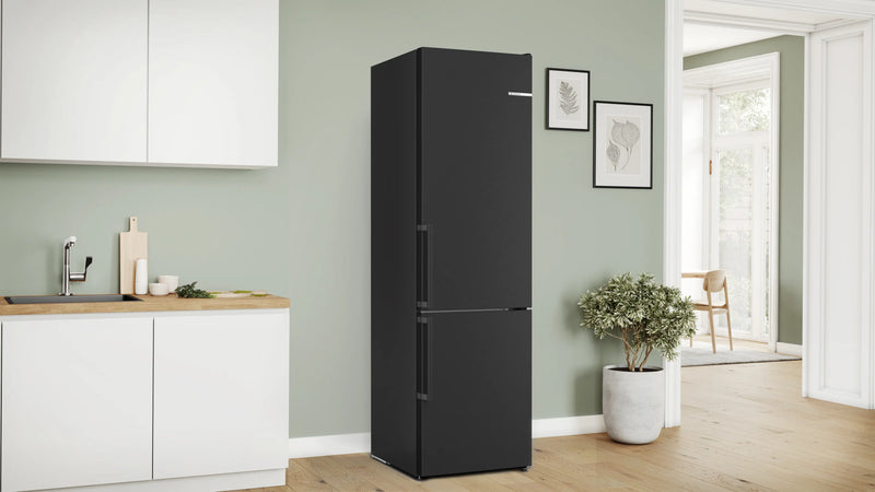 Bosch KGN39VXAT, free-standing fridge-freezer with freezer at bottom