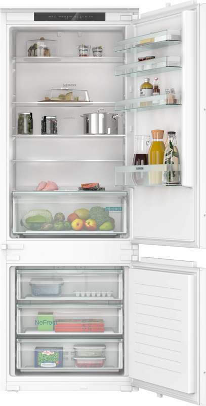 Siemens KB96NNSE0, built-in fridge-freezer with freezer at bottom
