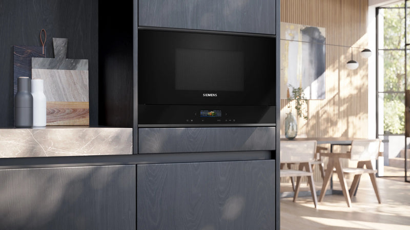 Siemens studioLine BF922R1B1B Built In Microwave in Black