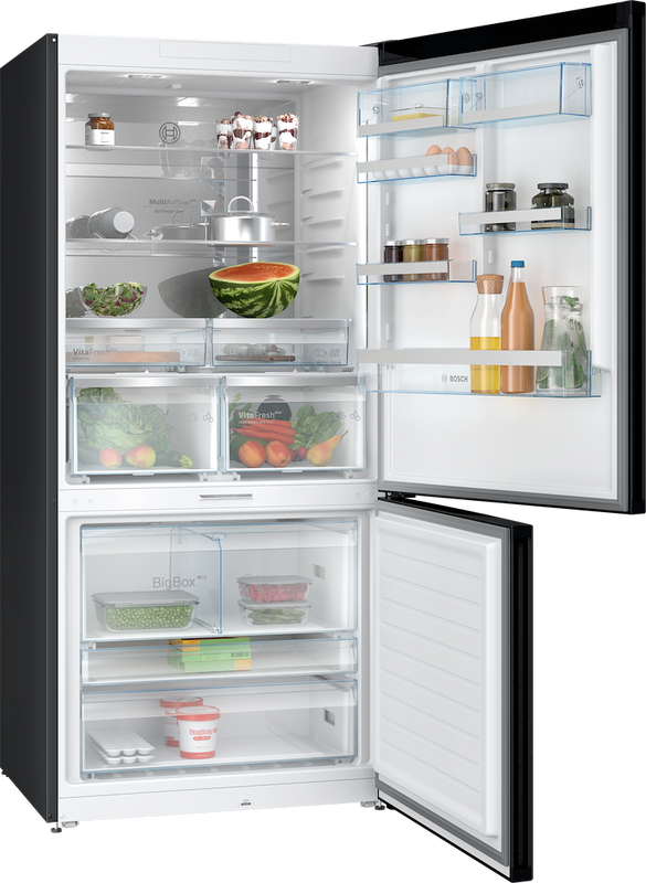 Bosch Series 8 KGP86AXB0N, free-standing fridge-freezer with freezer at bottom (Discontinued)