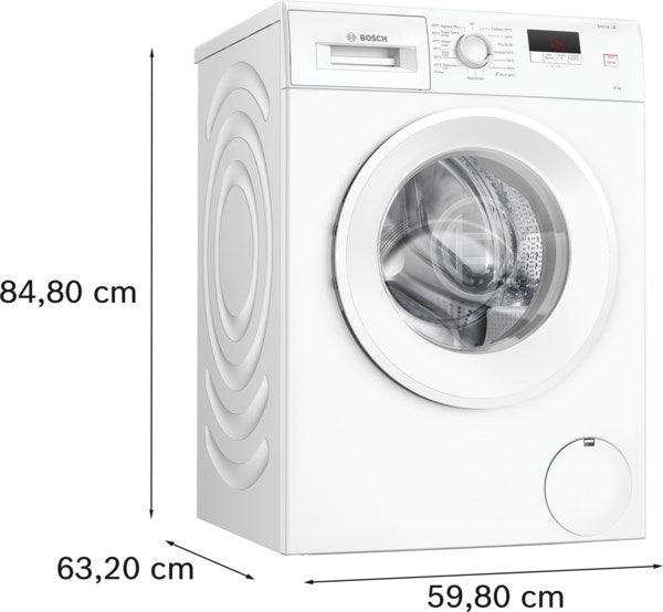 Bosch Series 2 WGE03408GB, Washing machine, front loader