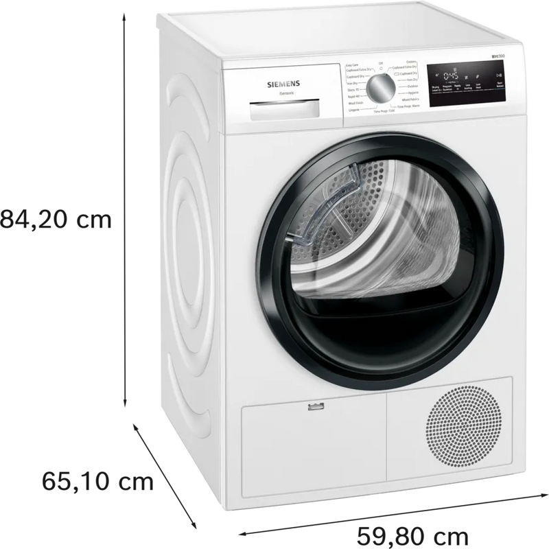 Siemens iQ 300 WT45N203GB, condenser tumble dryer (Discontinued)