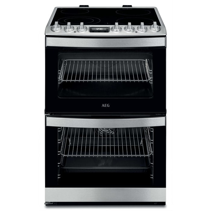 AEG CCB6741ACM 6000 SteamBake Cooker with Ceramic Hob