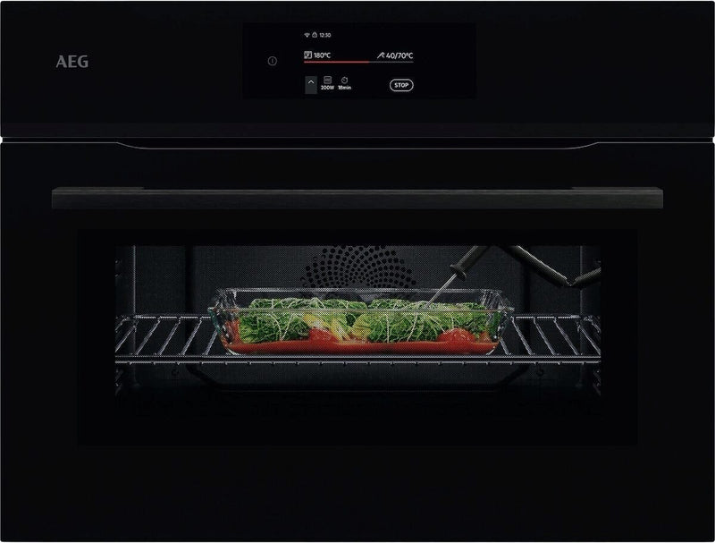 AEG NKK8N721B 8000 Series, Built-in Compact Oven with Microwave Function