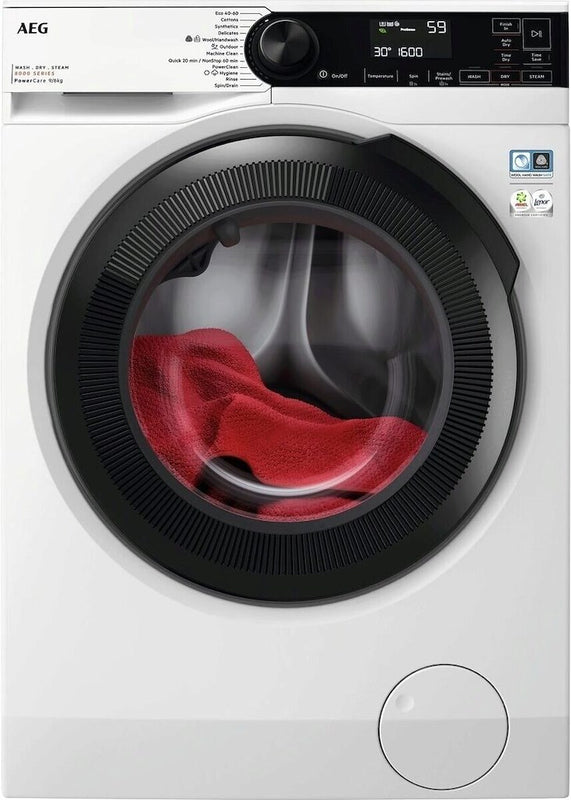 AEG LWR8496O5B 8000 Series, 9kg/5kg Freestanding Washer Dryer