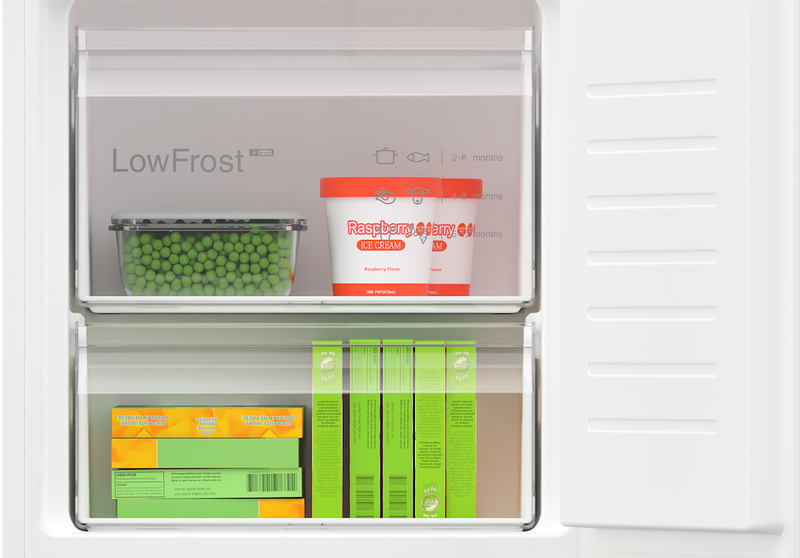 Bosch Series 4 KIV87VFE0G, Built-in fridge-freezer with freezer at bottom (Discontinued)