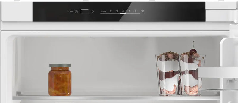 Bosch Series 4 KIV87VSE0G, Built-in fridge-freezer with freezer at bottom
