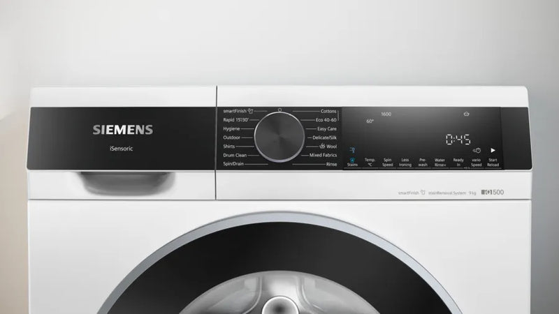 Siemens iQ 500 WG46G2Z1GB, Washing Machine 9kg 1600rpm - White